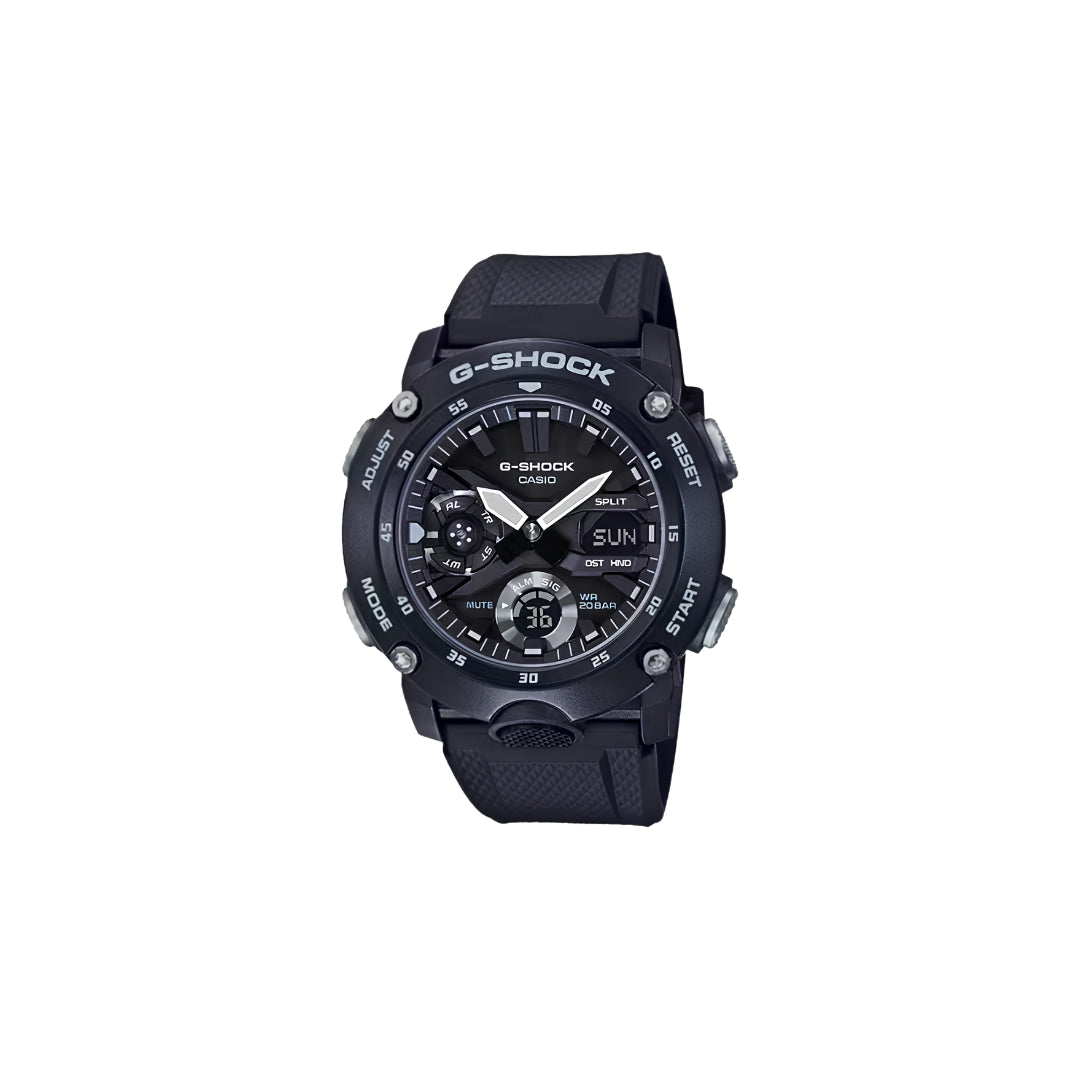G-SHOCK GA-2000 Series – Carbon Core Guard with Black Resin Strap