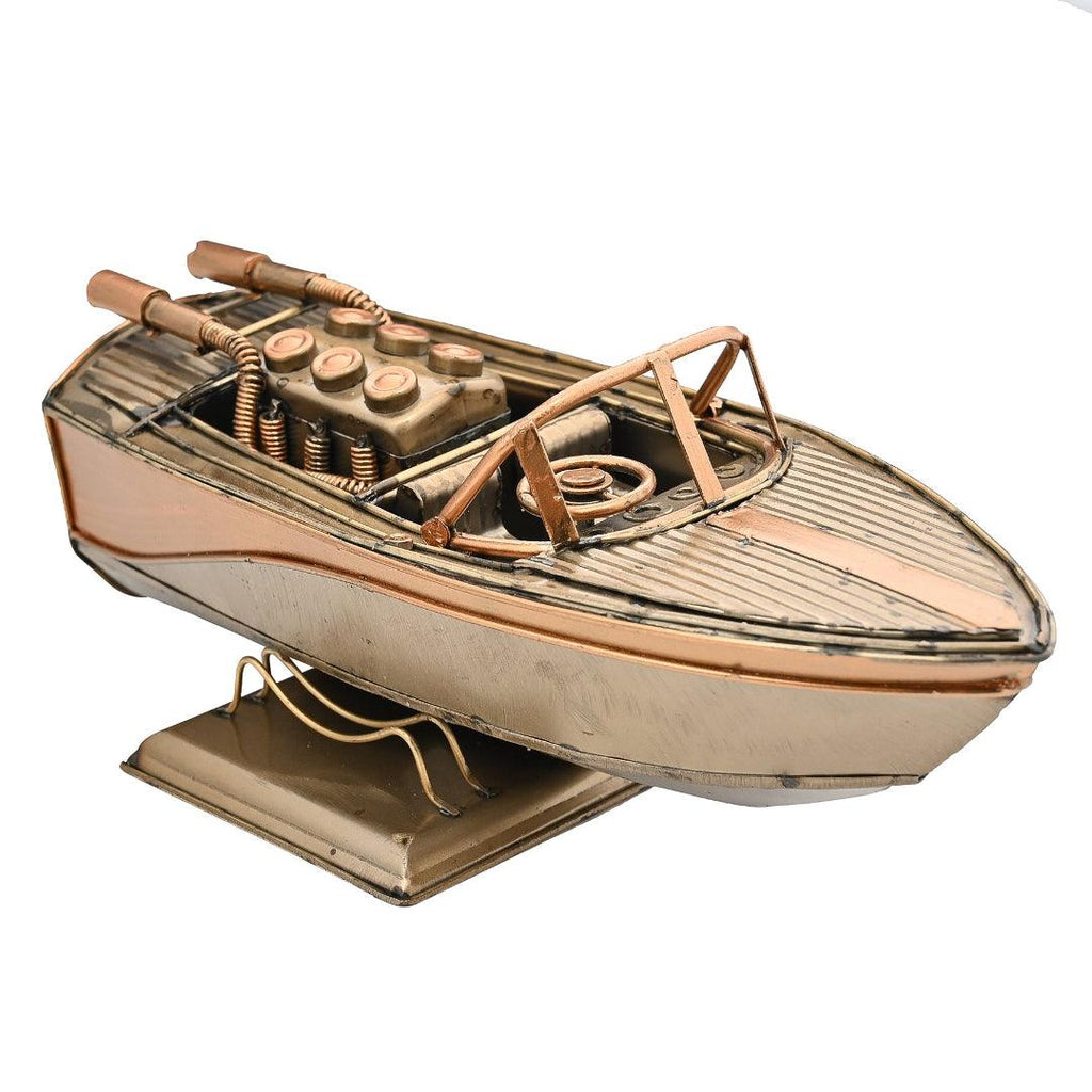 Harvey Makin Vintage Speed Boat Ornament