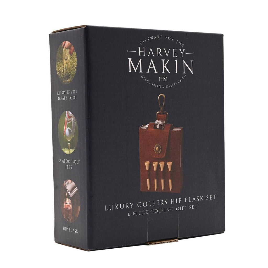 Harvey Makin Hip Flask & Accessories Set