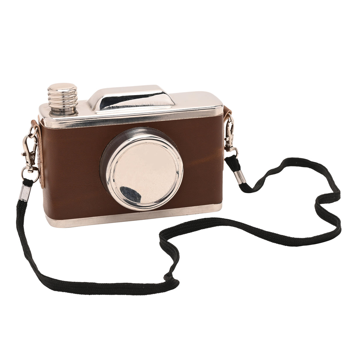 Classic Hip Flask 11oz - Camera