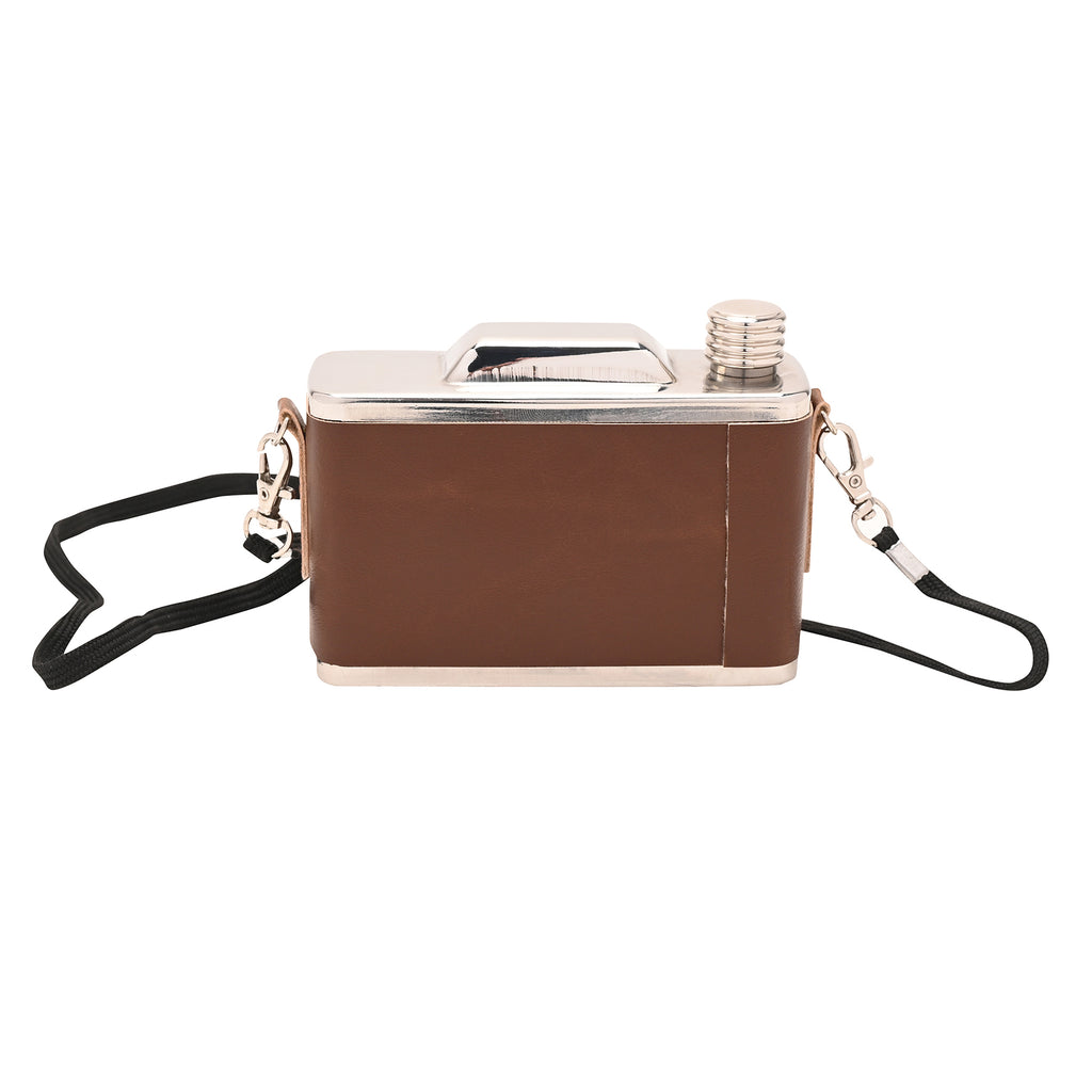 Classic Hip Flask 11oz - Camera