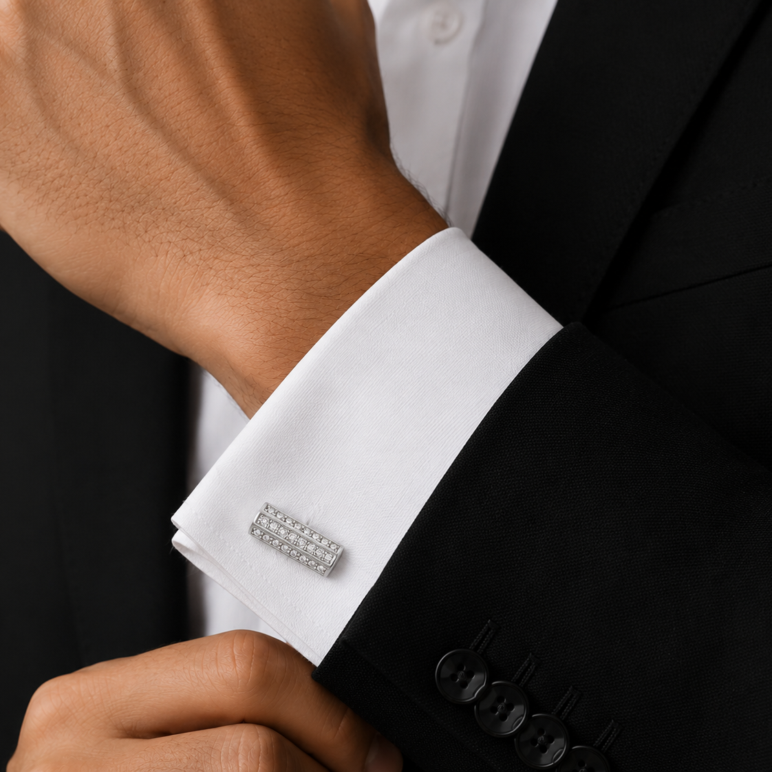 Crystal Barrel Cufflinks