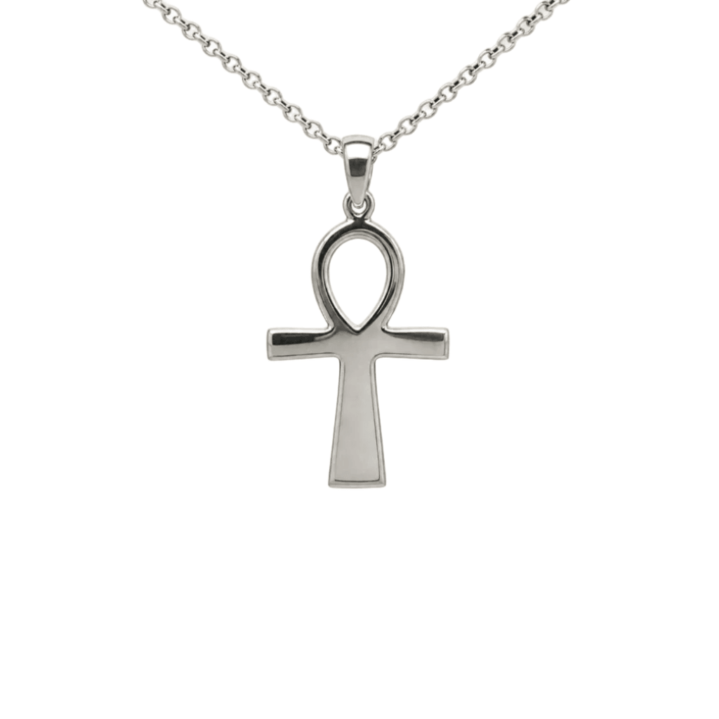 Ankh Cross Pendant - Sterling Silver