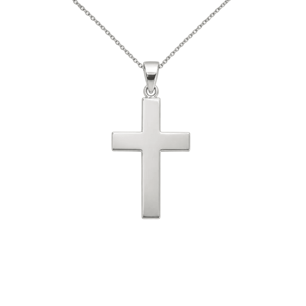 Classic Cross Pendant - Sterling Silver