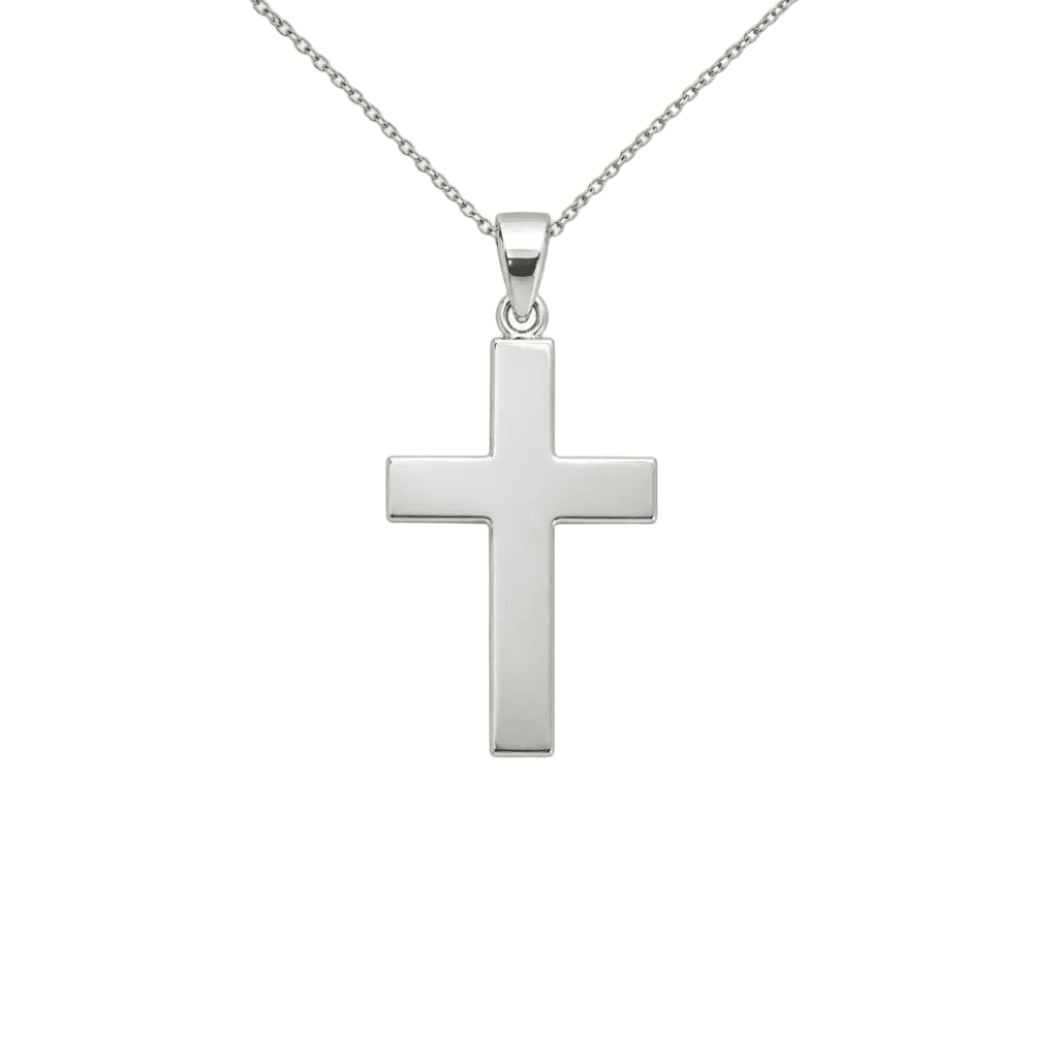 Classic Cross Pendant - Sterling Silver