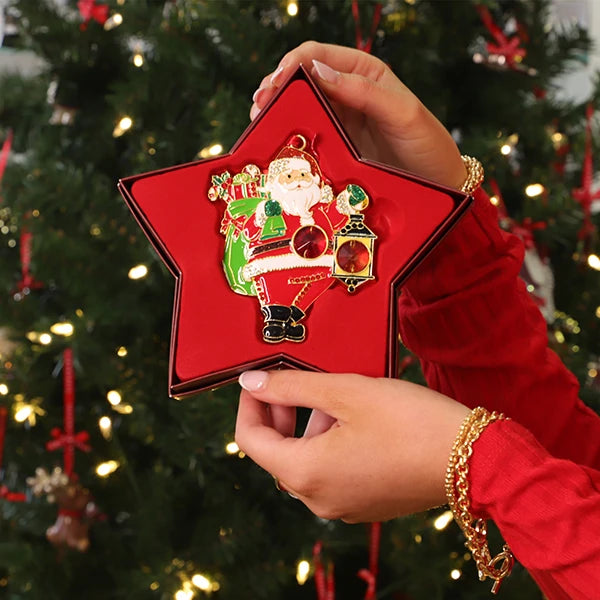 Tipperary Gem Santa and Lantern Decoration