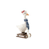 Aynsley Christmas  Goose on Sled Figurines
