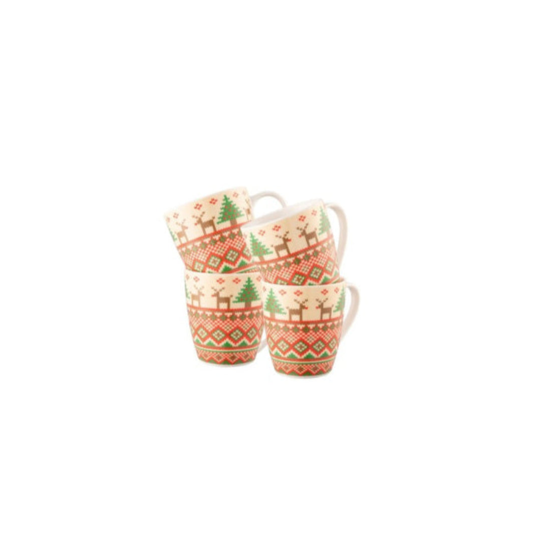 Aynsley Christmas set of 4mugs