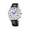 Candino Black Classic Chronograph – Silver Dial