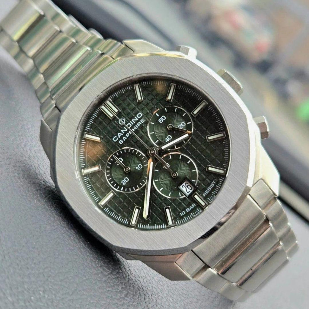 Candino Gents Sport Chronos – Green Dial