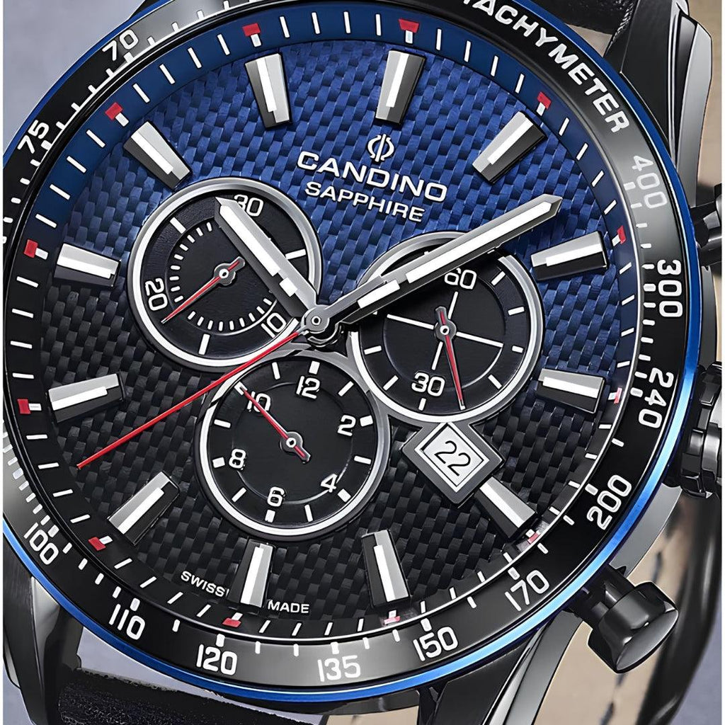 Candino Gents Sport Chrono – Black & Blue