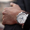 Candino Brown Sapphire Chronograph – White Dial