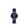 Amalys  Flavie  Dark Blue Strap Watch – Dark Blue Dial with Leather Band