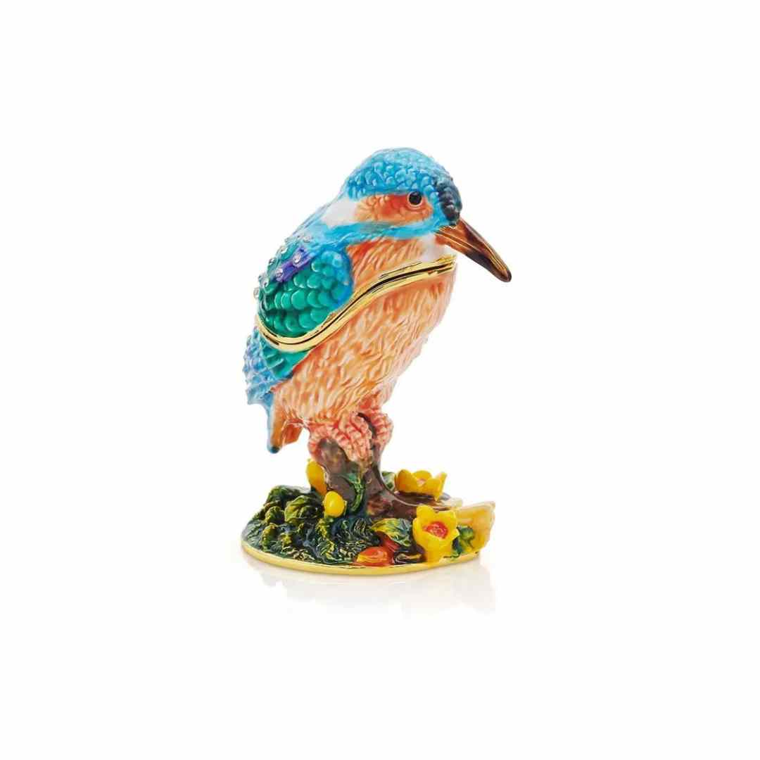Treasured Trinket Kingfisher Trinket Box