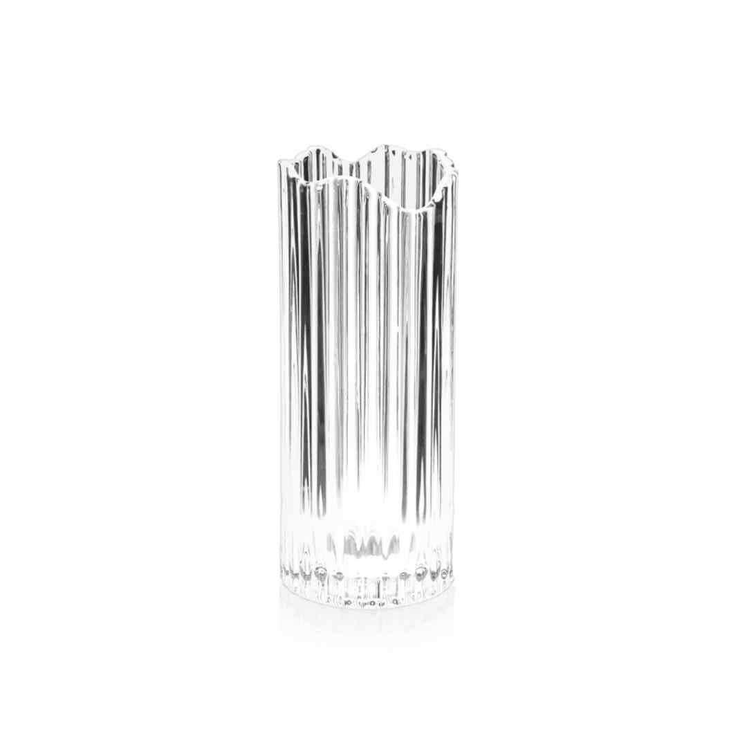 Tipperary Crystal Ripple Vase — 12"