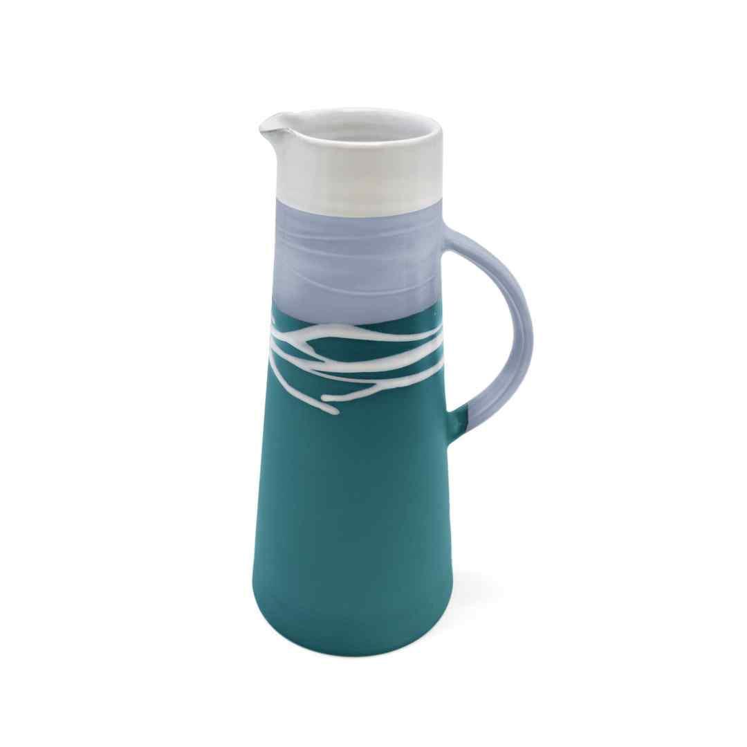 Paul Maloney Pottery Teal Jug