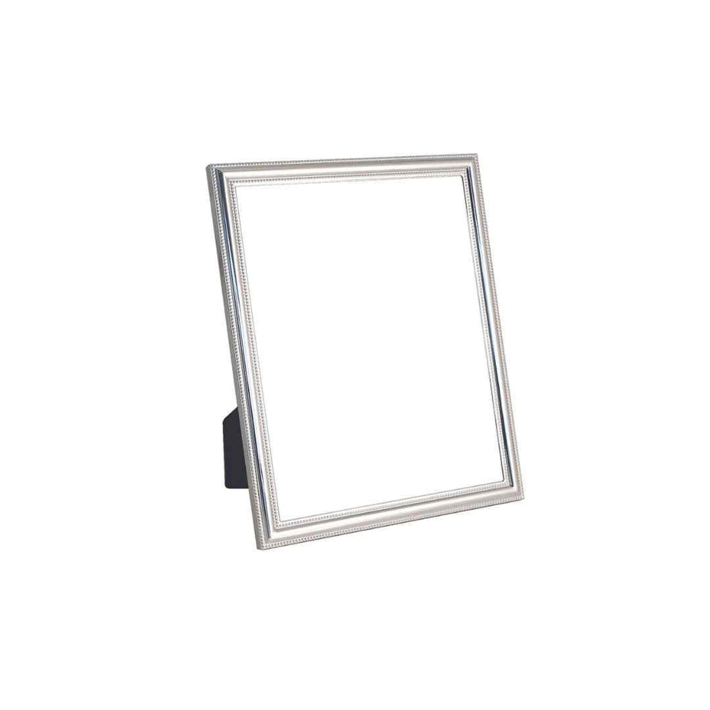 Tipperary Crystal Beaded Edge Silver Plated Frame — 8" x 10"