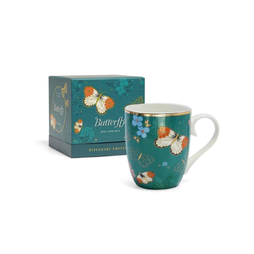 Tipperary Crystal Butterfly Mug