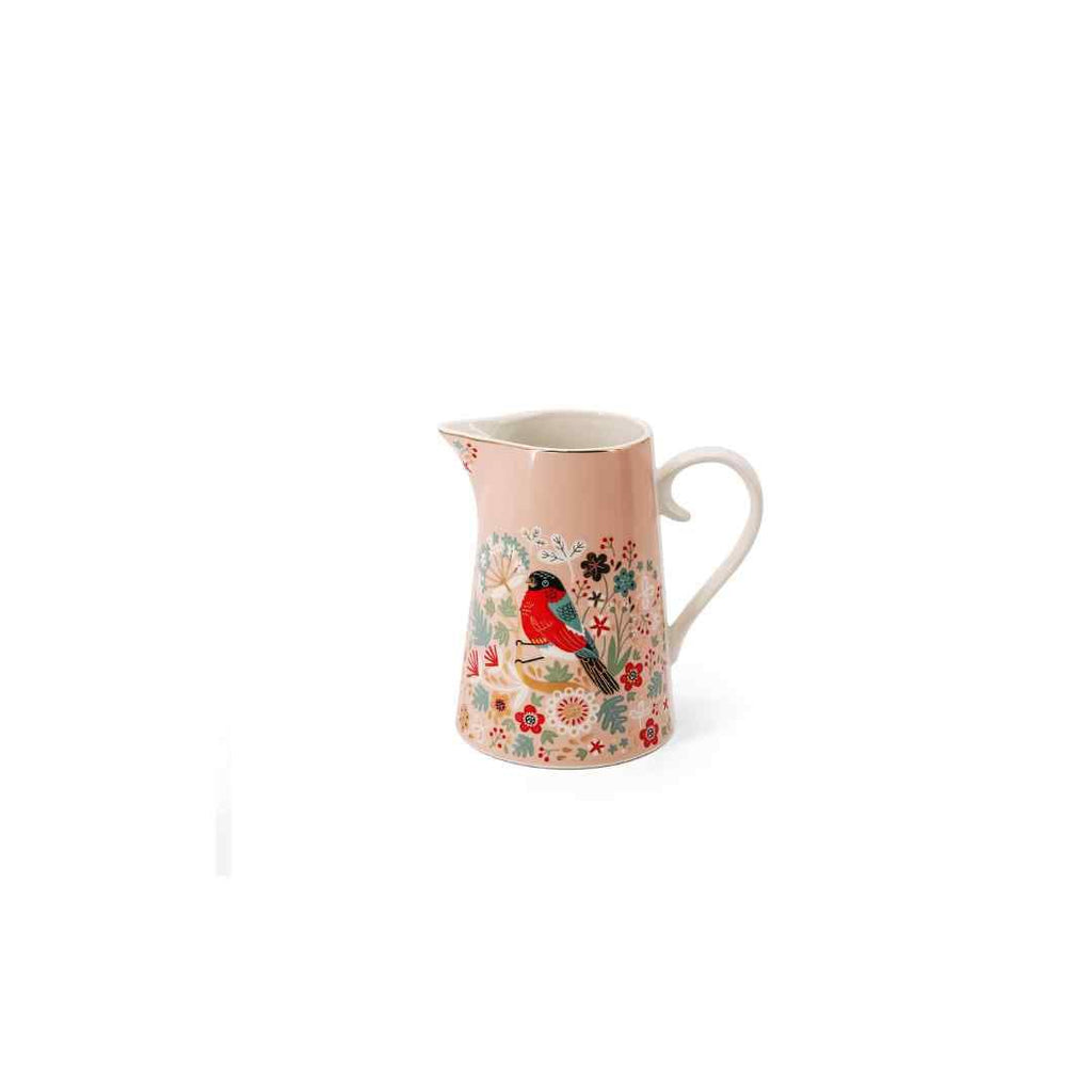 Birdy by Tipperary Crystal – Small Jug (Bullfinch)