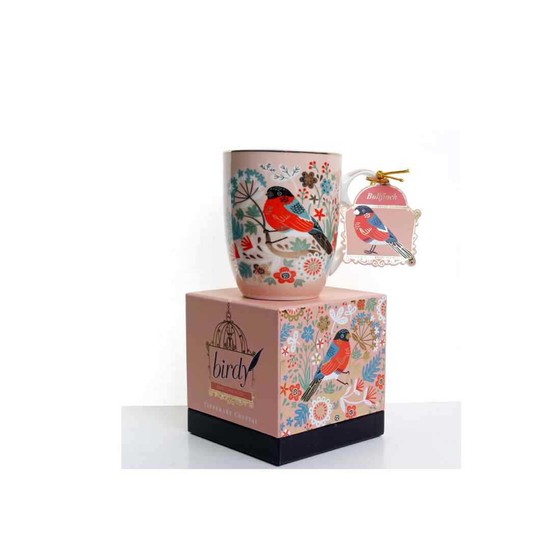 Birdy by Tipperary Crystal – Bullfinch Mug
