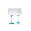 Gin & Tonic Glass Pair – Blue
