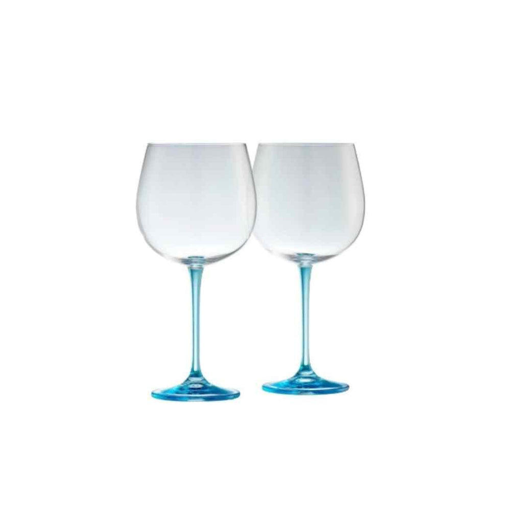 Gin & Tonic Glass Pair – Blue