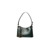 Galway – Mini Shoulder Bag in Forest Green Croc Detail