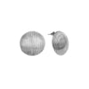 Textured Dome Stud Earrings – Sterling Silver