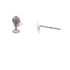 Chalice Stud Earrings – Sterling Silver (Communion Wear)