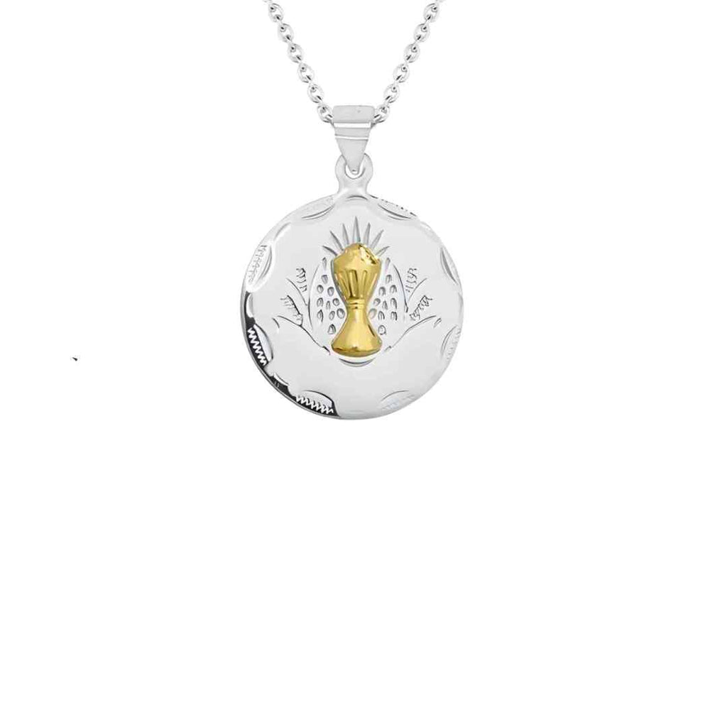 Communion Chalice Pendant – Sterling Silver & Gold Plated