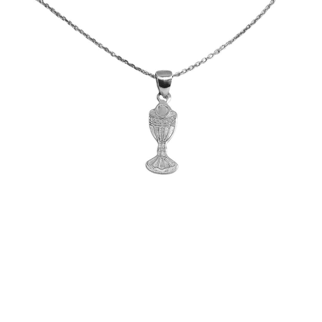 Chalice Pendant — Sterling Silver (Communion Wear)