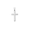Polished Sterling Silver Cross Pendant