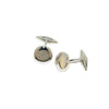Polished Round Plated Cufflinks
