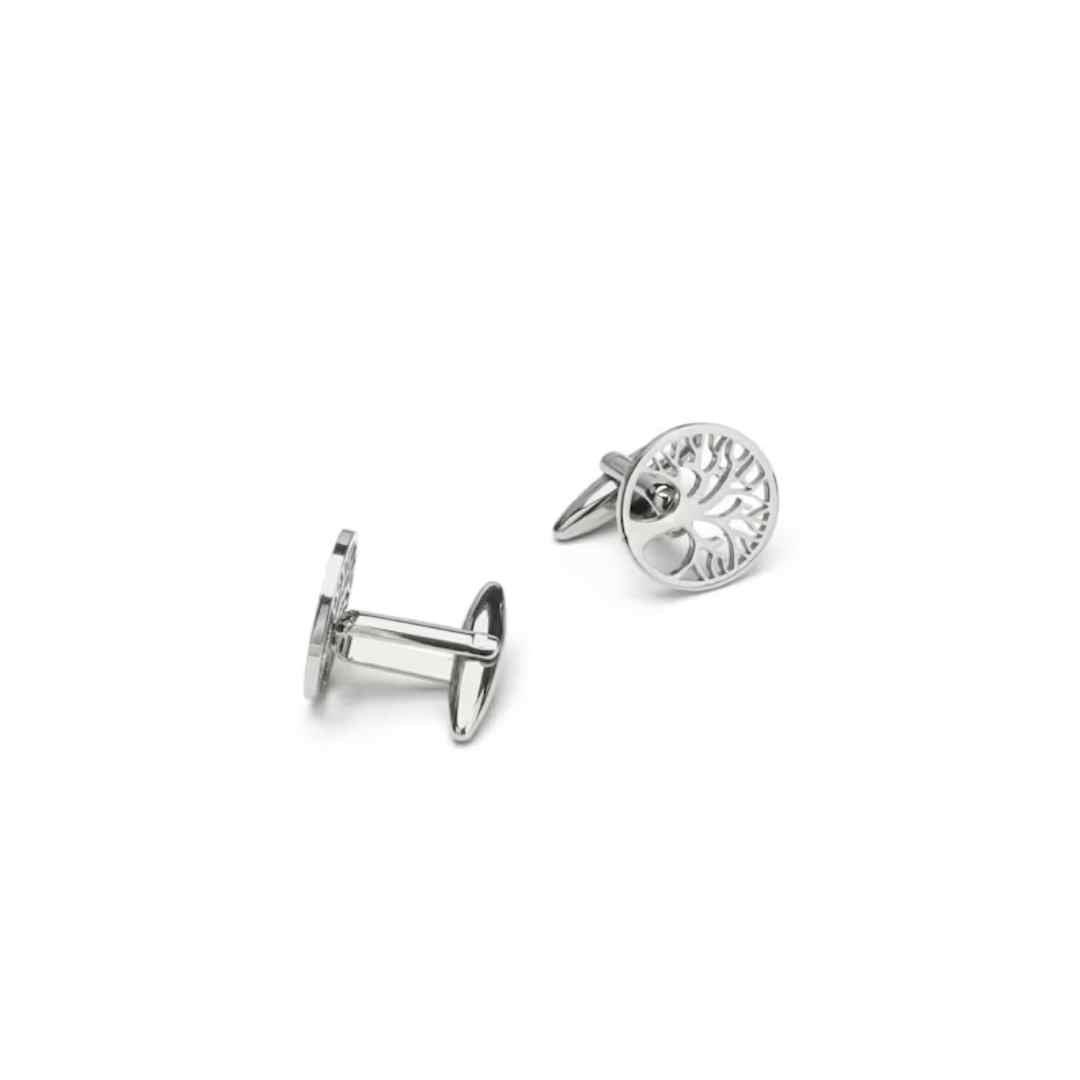 Sterling Silver Tree of Life Cufflinks