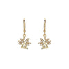 14ct Gold Diamond Celtic Tree of Life Drop Earrings