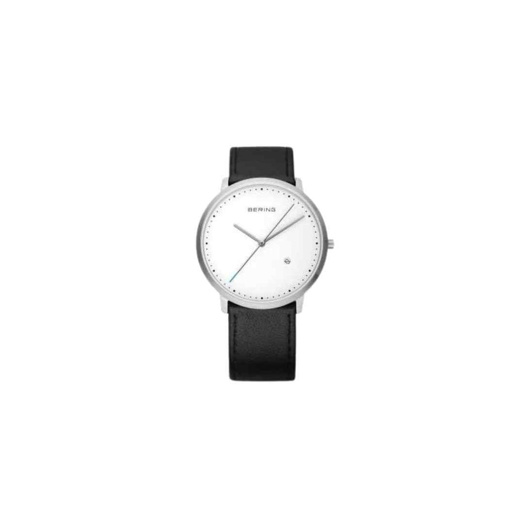 Bering Classic – White Dial Leather