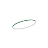 Sterling Silver Green CZ Stretch Bracelet