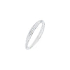 Silver 3mm Solid Court Russian Bangle