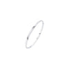 Silver 3.5mm Solid Flat Profile Bangle