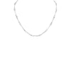 Silver 4.5mm Handmade Pinched Bar Knot Chain