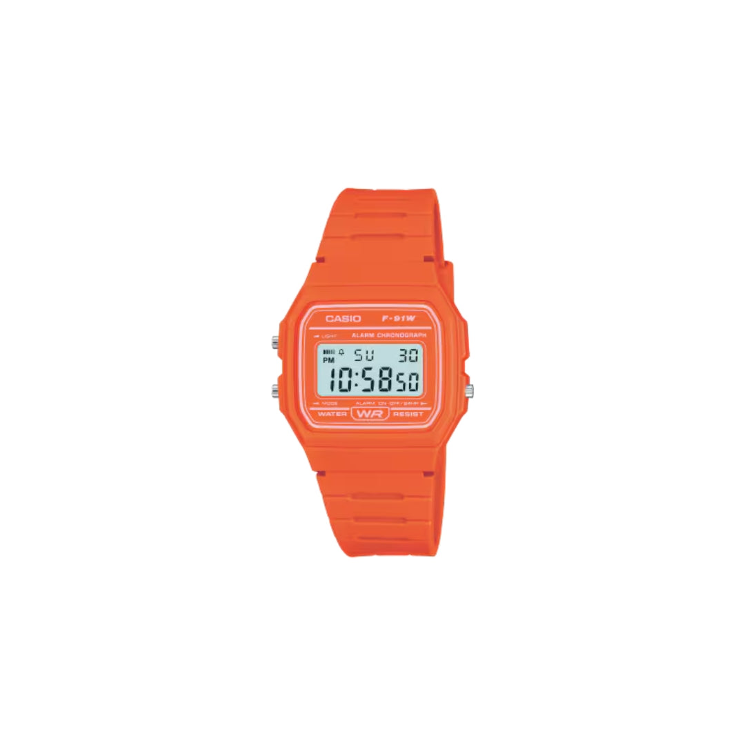Casio F-91W Colour Collection – Orange