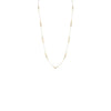 9CT Yellow Gold Double Oval & Chain Necklace 32"