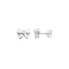 Children's Sterling Silver Bow Stud Earrings