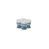 Paul Maloney Pottery Teal Set of 4 Egg Cups