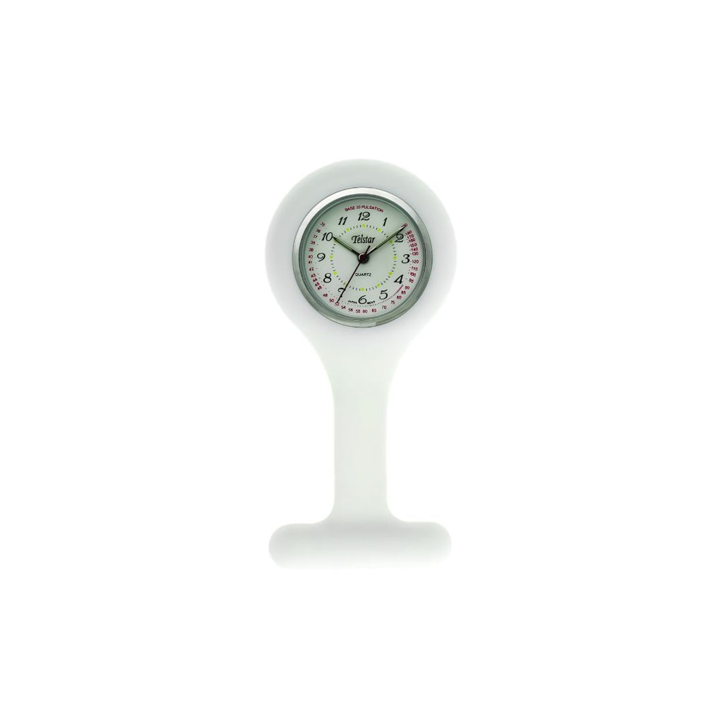 Telstar Nurses Fob Watch – White Silicone