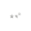 Children's Sterling Silver Star Stud Earrings