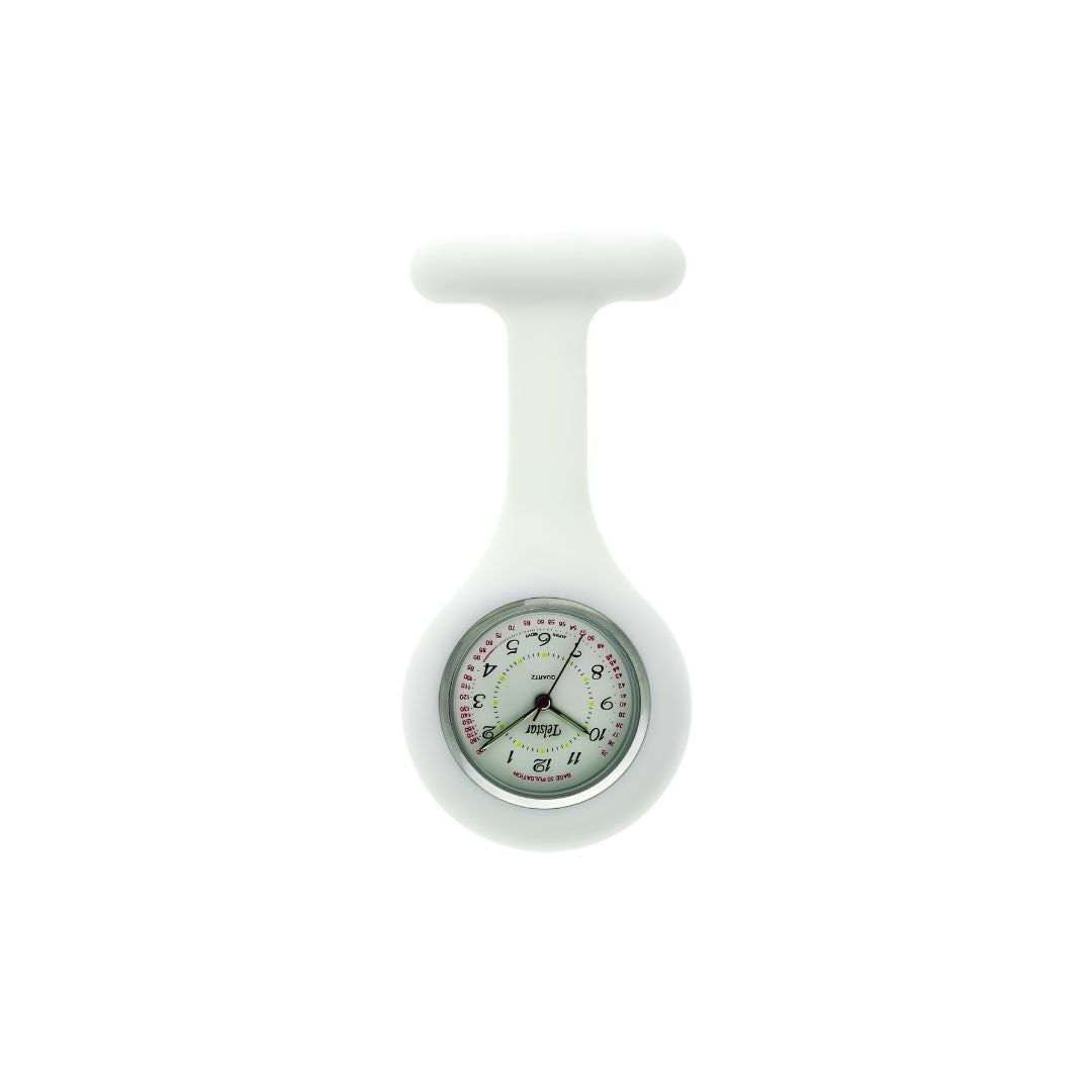 Telstar Nurses Fob Watch – White Silicone