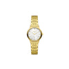 Amalys Daisy Gold Watch – White Dial with Stainless Steel Case