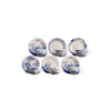 Aynsley Archive Blue Teacups & Saucers Set of 6