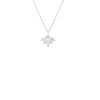 Maureen O'Hara Vintage Flower Pendant Sapphire Silver